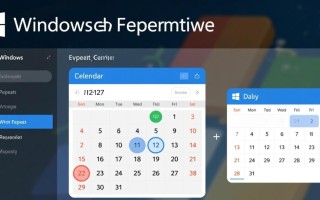Windows日历事件重复怎么设置才有效？