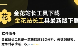 金花站长工具最新版下载在哪里？安全吗？好用吗？
