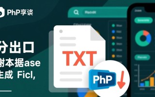 php导出数据库生成txt文件后，用什么工具或方法能正确打开查看？