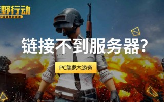 pc端荒野行动链接不到服务器怎么办？