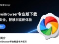 HuaweiBrowser专业版电脑端下载哪里有？