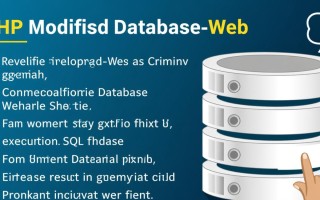 php怎么修改数据库？新手入门教程与代码示例分享
