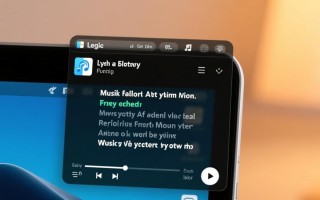 Windows桌面歌词置顶怎么设置才能一直显示在最前面？