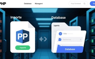 php文件导入数据库的方法是什么？如何打开数据库文件？