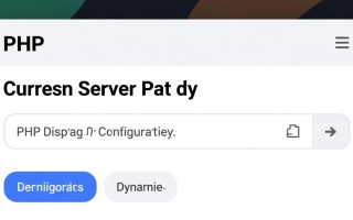 PHP如何安全获取并显示当前服务器绝对路径？