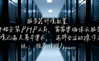 php在云服务器端的安装教程