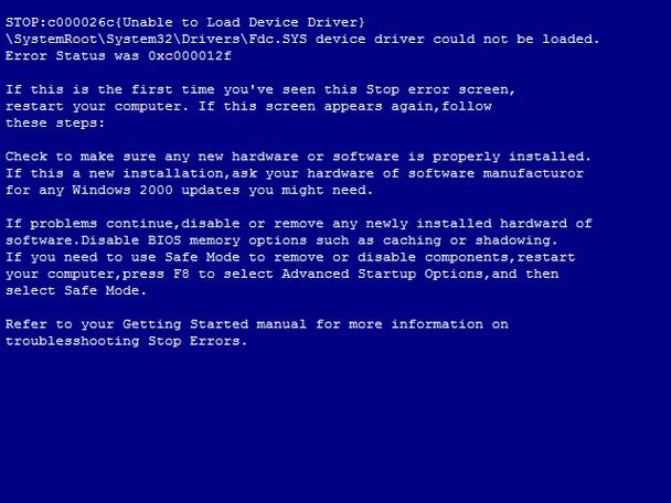 Windows 98蓝屏是系统漏洞还是硬件故障？-第3张图片-99系统专家