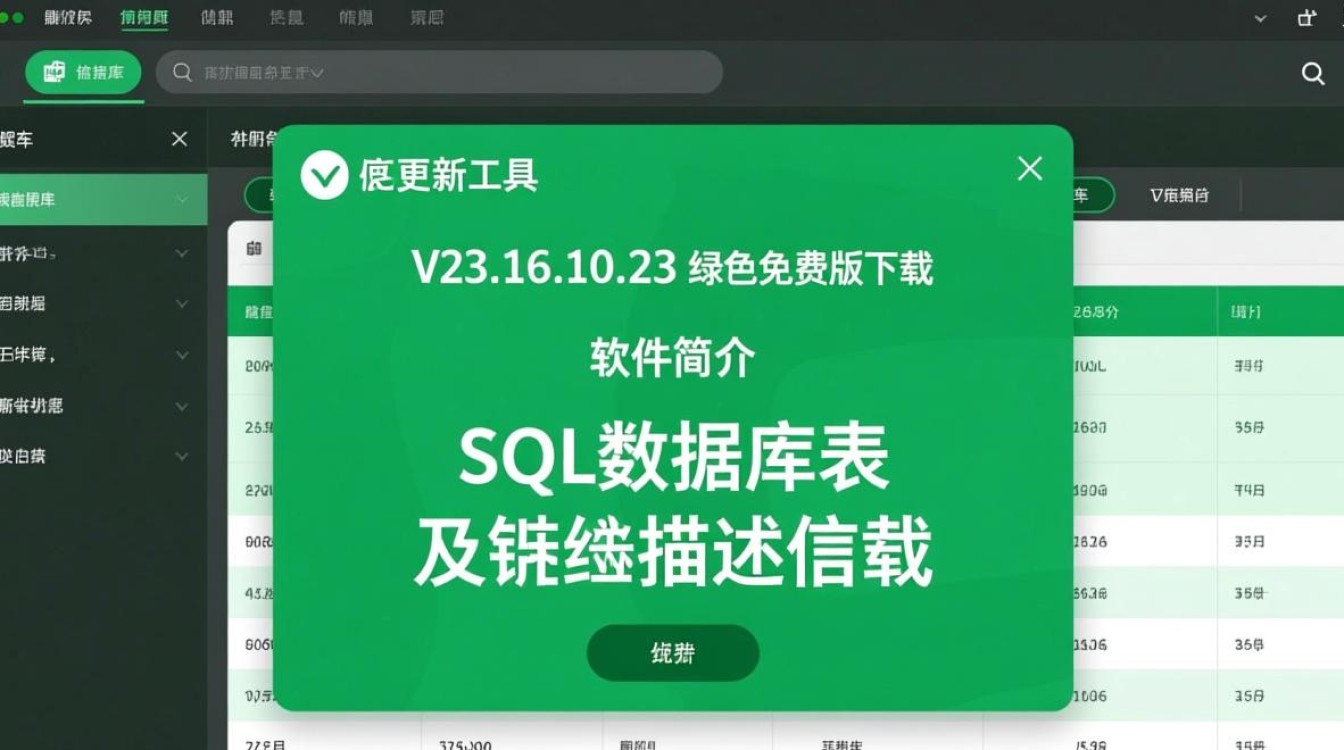 SQL数据库表字段描述工具V23.16.10.23绿色免费版-第1张图片-99系统专家 SQL数据库表字段描述工具V23.16.10.23绿色免费版-第1张图片-99系统专家