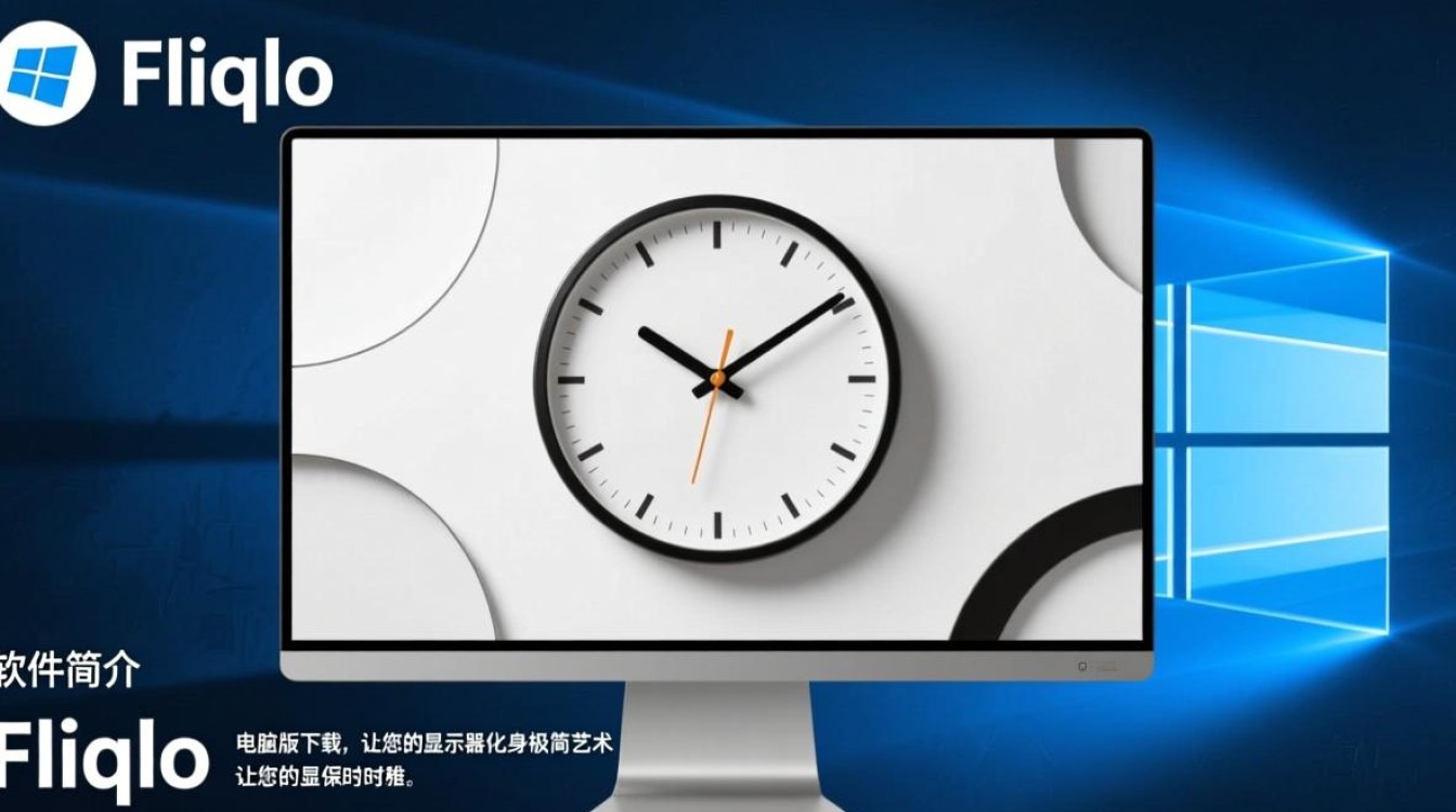 Fliqlo电脑版下载，简洁屏保工具，一键安装。-第1张图片-99系统专家