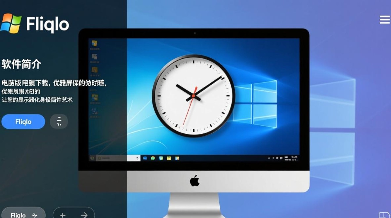 Fliqlo电脑版下载，简洁屏保工具，一键安装。-第2张图片-99系统专家