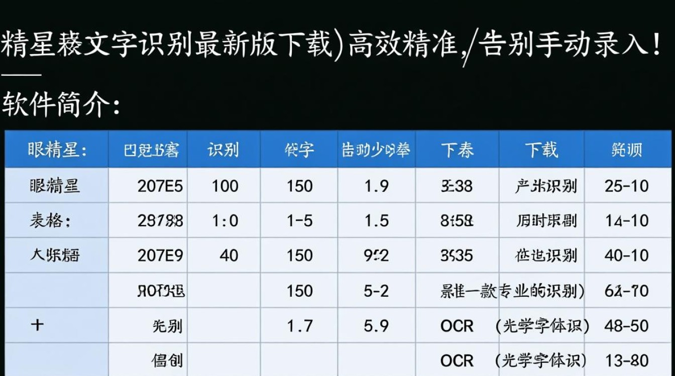 眼精星表格文字识别2025最新版下载-第2张图片-99系统专家 眼精星表格文字识别2025最新版下载-第2张图片-99系统专家