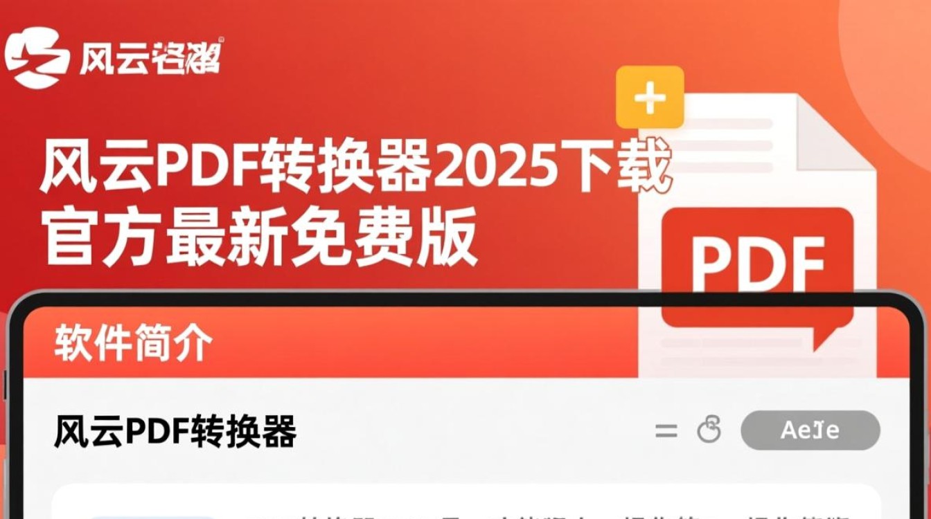 风云PDF转换器2025免费下载-第2张图片-99系统专家