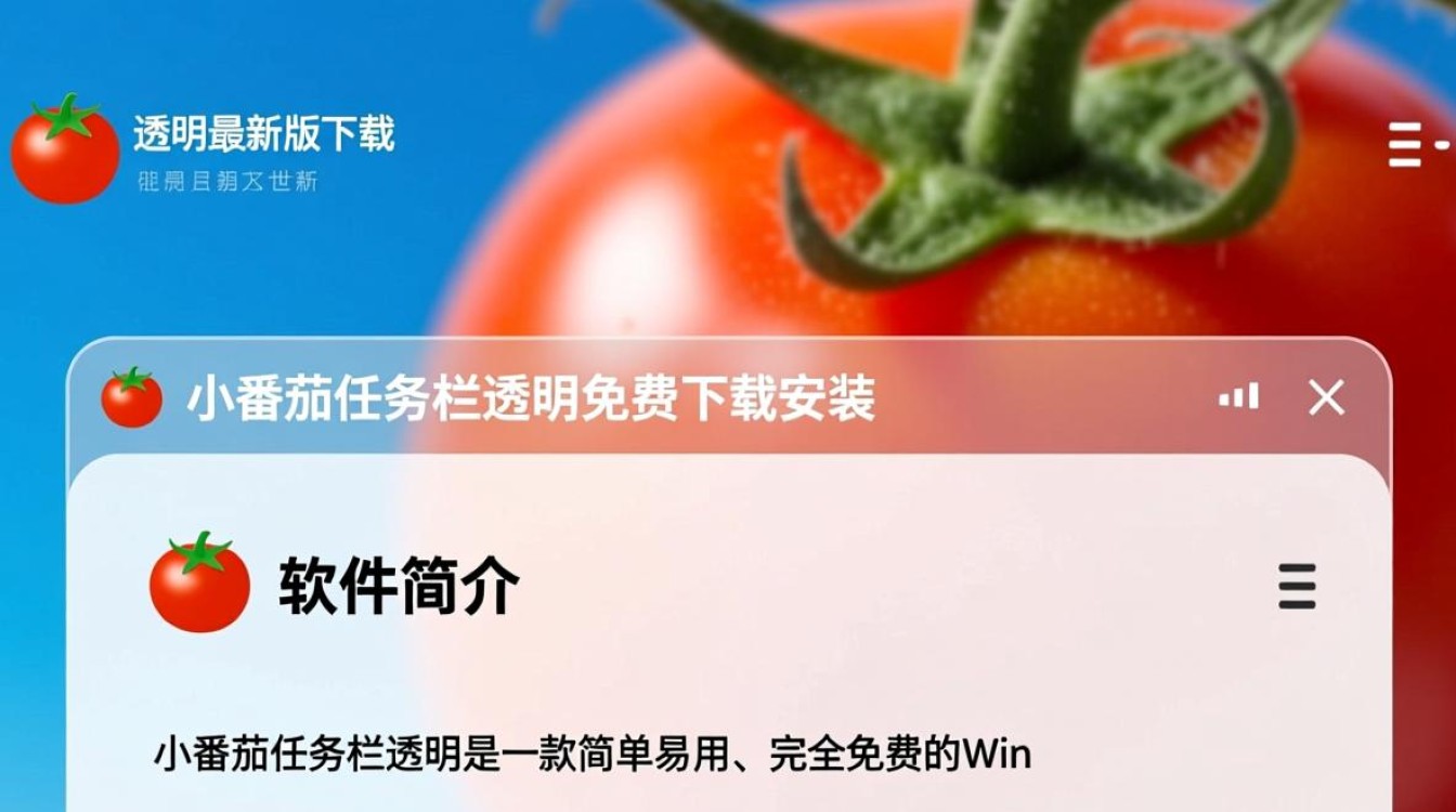 小番茄任务栏透明最新版免费下载-第1张图片-99系统专家