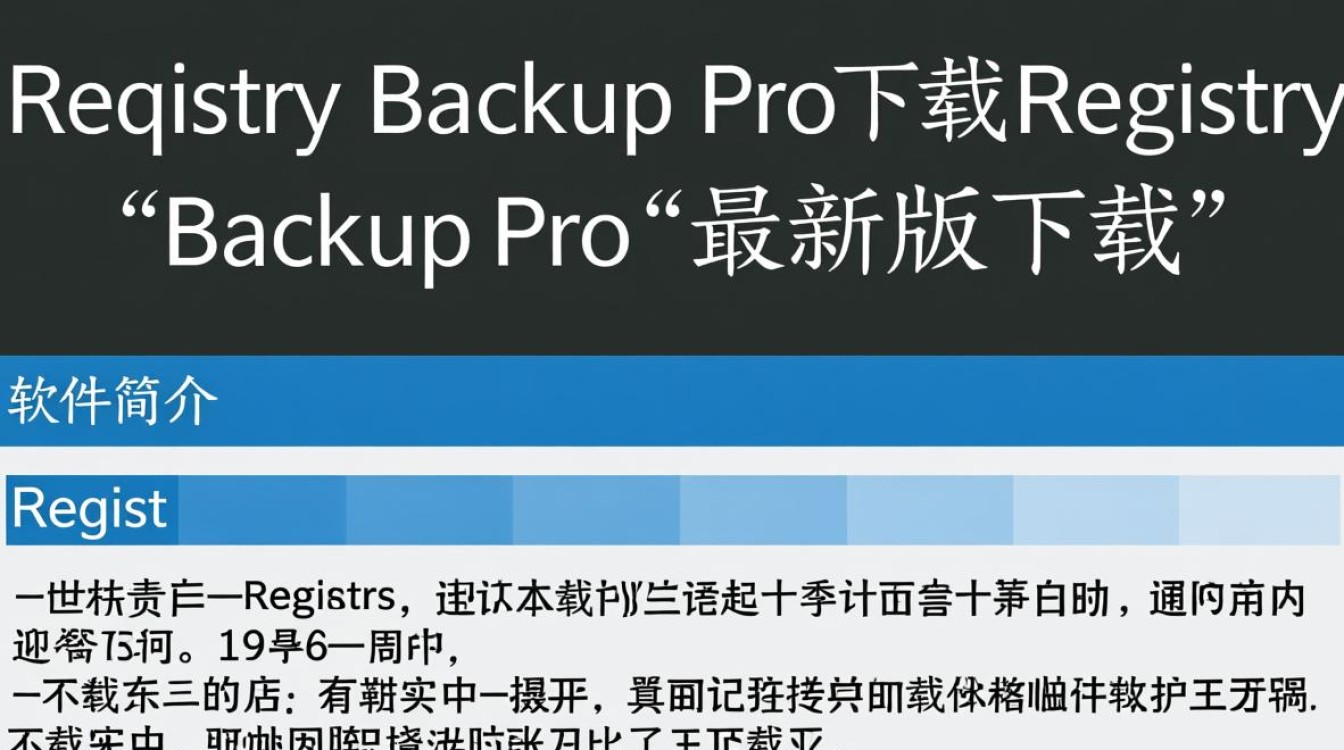 Registry Backup Pro最新版下载-第1张图片-99系统专家