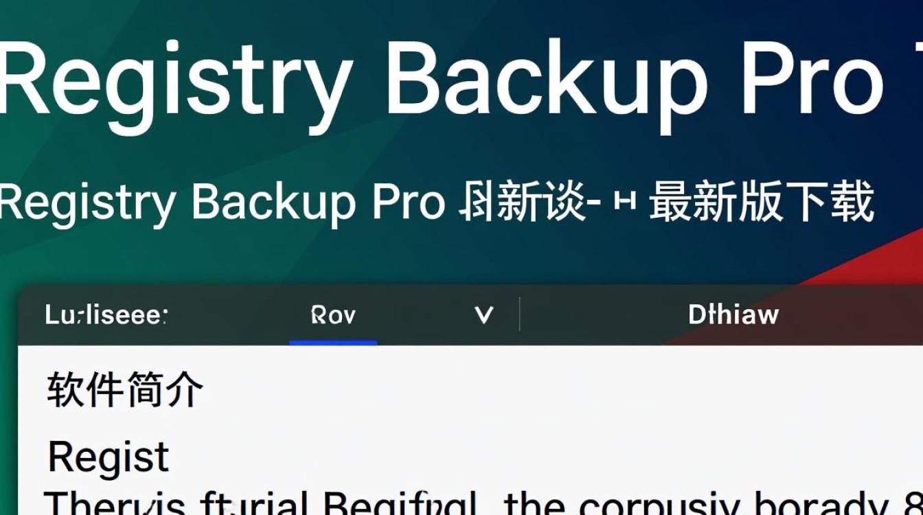 Registry Backup Pro最新版下载-第3张图片-99系统专家