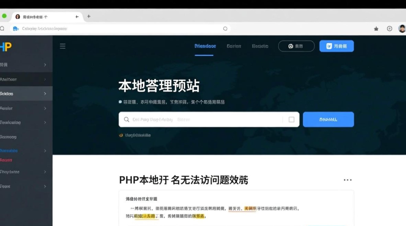 php本地域名访问不了怎么办？本地环境域名无法解析如何解决？-第2张图片-99系统专家