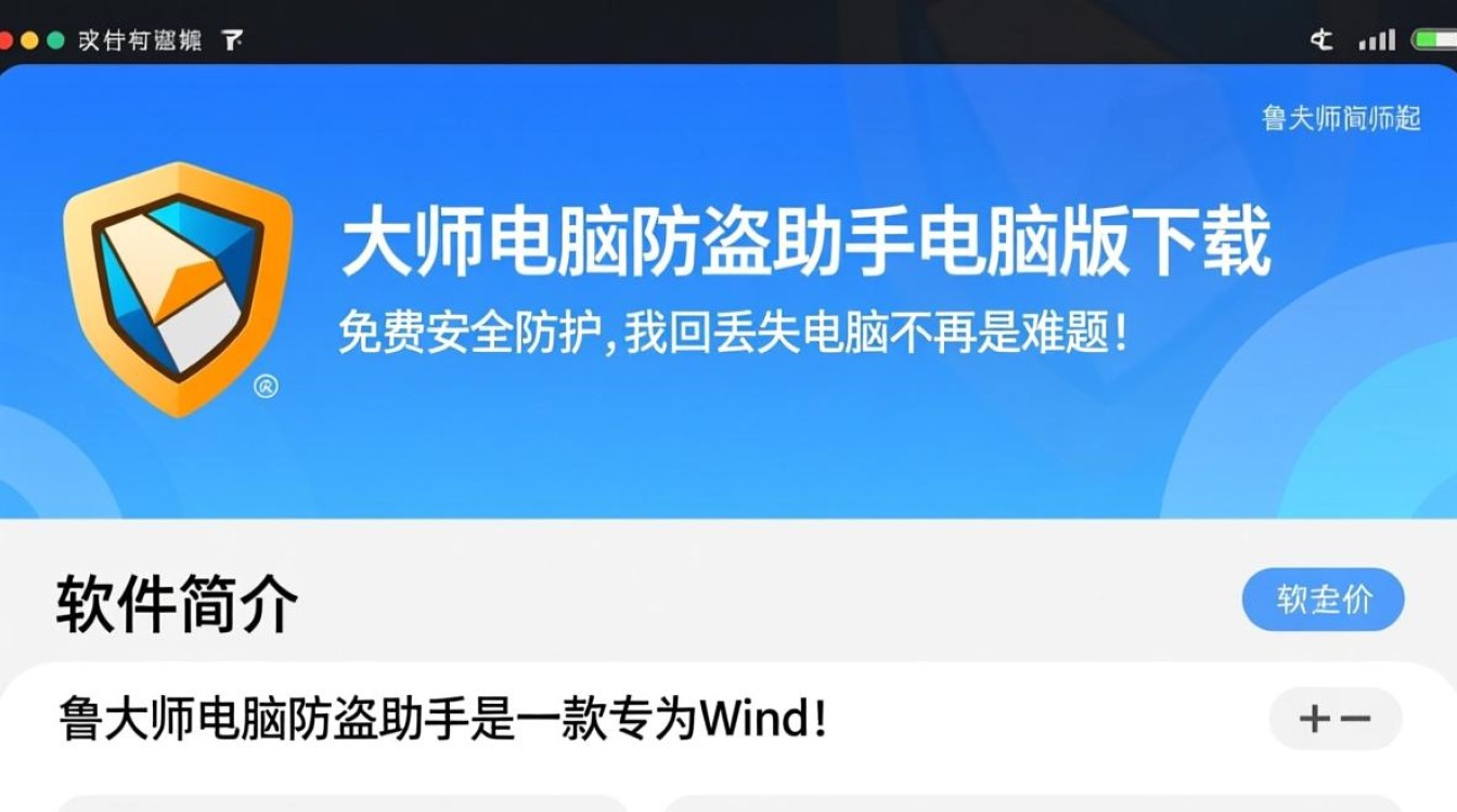 鲁大师电脑防盗助手免费下载安装后,如何设置防盗功能?-第1张图片-99系统专家 鲁大师电脑防盗助手免费下载安装后,如何设置防盗功能?-第1张图片-99系统专家