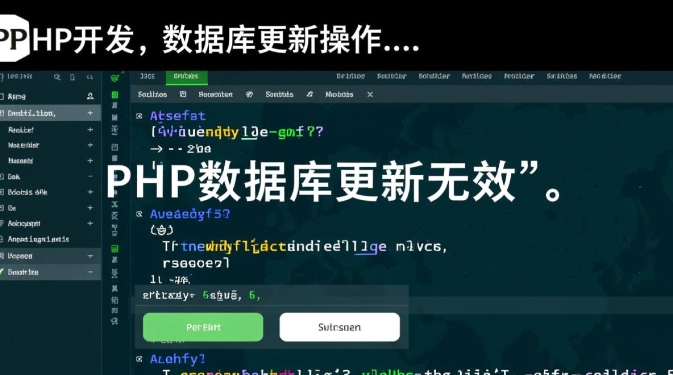 PHP数据库更新语句正确却无效，可能是什么原因导致的？-第1张图片-99系统专家