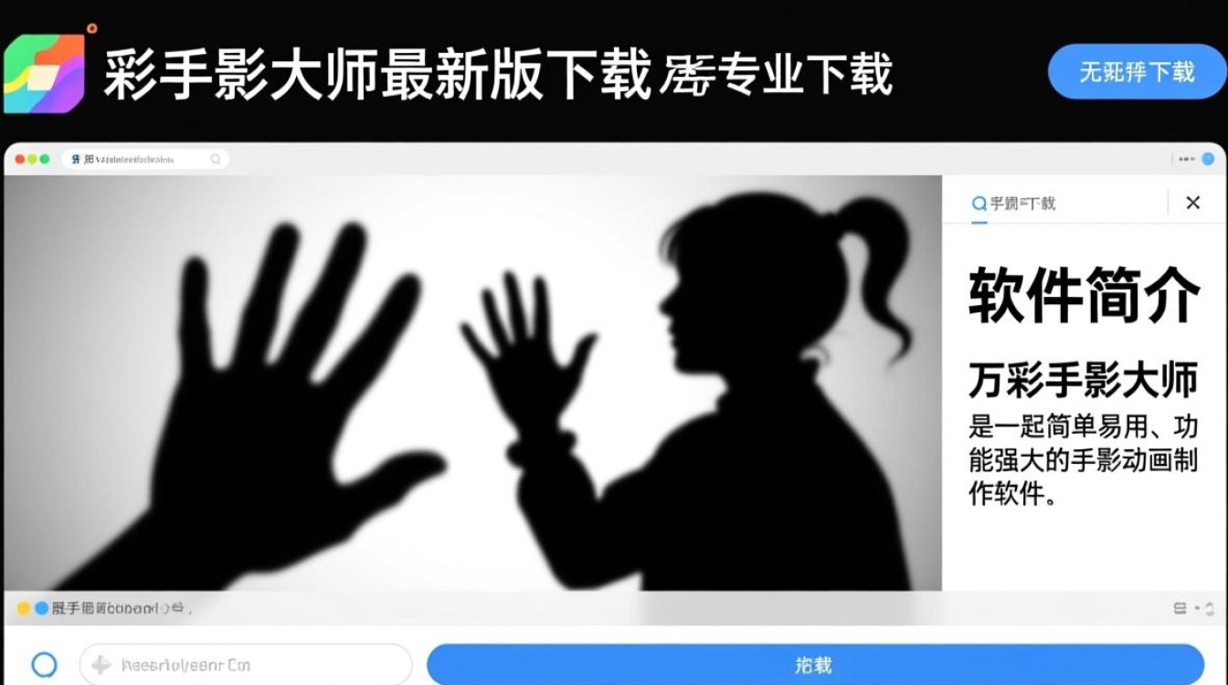 万彩手影大师最新版下载哪里找？专业版安全下载入口有吗？-第1张图片-99系统专家