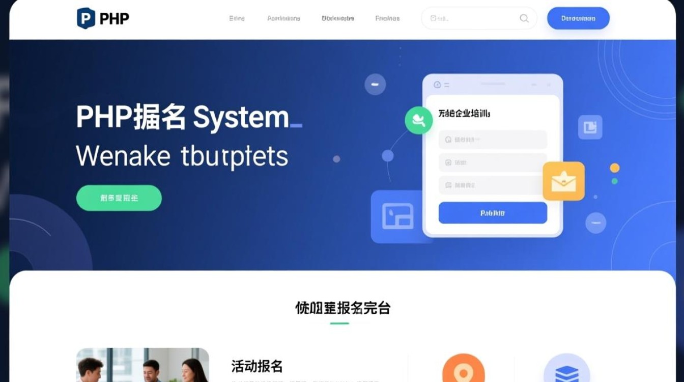 php报名系统网站模板-第3张图片-99系统专家