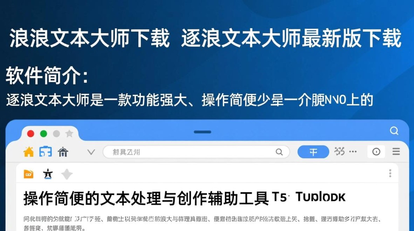逐浪文本大师最新版下载哪里安全？免费获取教程吗？-第2张图片-99系统专家