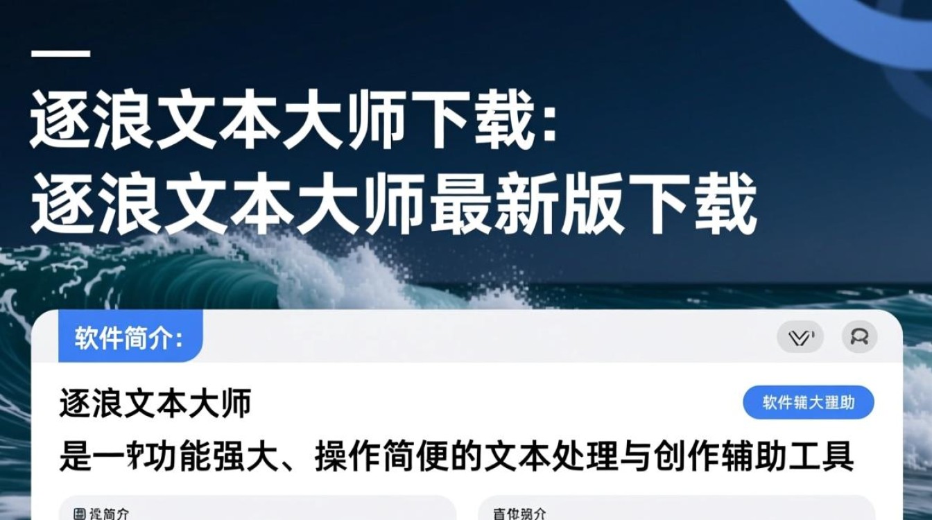 逐浪文本大师最新版下载哪里安全？免费获取教程吗？-第3张图片-99系统专家
