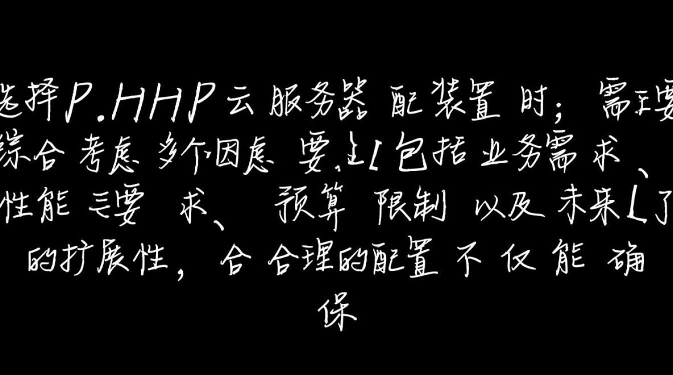 php云服务器配置怎么选-第2张图片-99系统专家