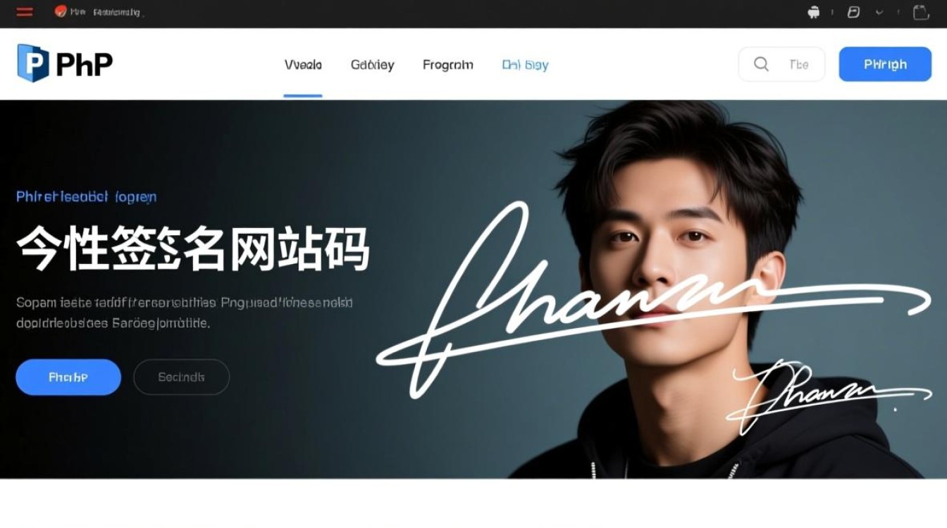 php个性签名网站源码-第1张图片-99系统专家