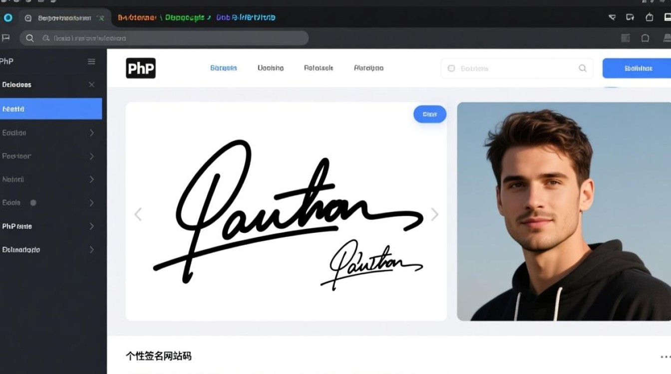 php个性签名网站源码-第2张图片-99系统专家