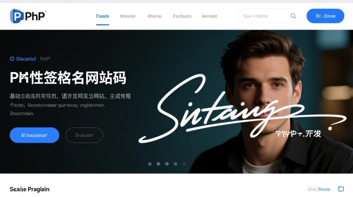 php个性签名网站源码-第3张图片-99系统专家