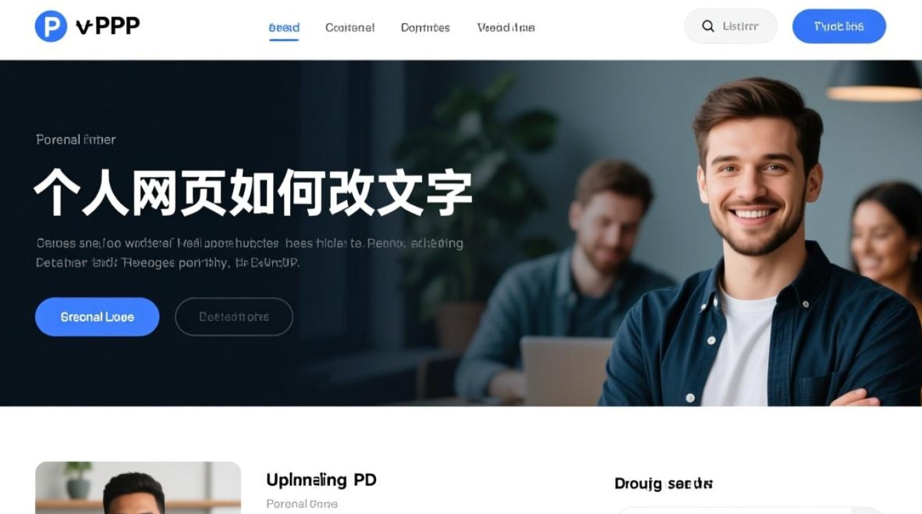 PHP个人网页如何改文字-第1张图片-99系统专家