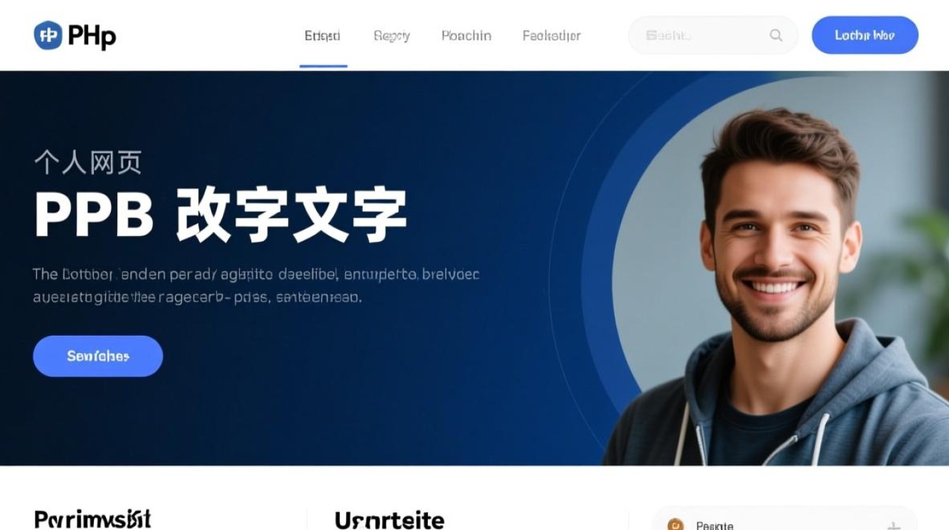 PHP个人网页如何改文字-第3张图片-99系统专家