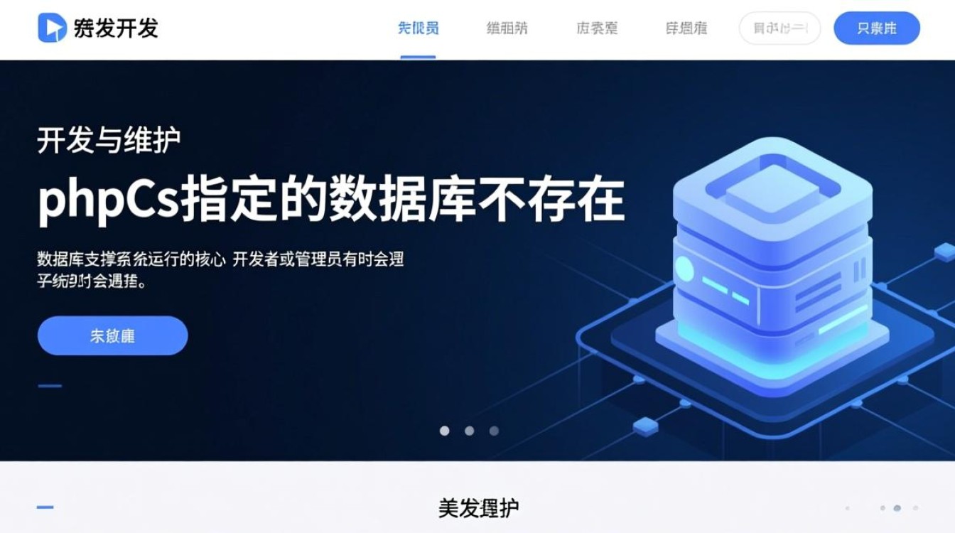 phpcms指定的数据库不存在怎么办？解决方法是什么？-第3张图片-99系统专家