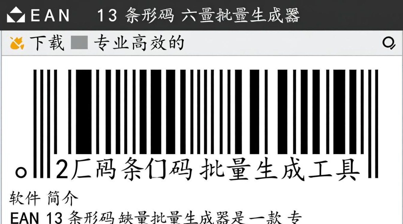 EAN 13条形码矢量批量生成器下载-EAN 13条形码矢量批量生成器最新版下载-第2张图片-99系统专家