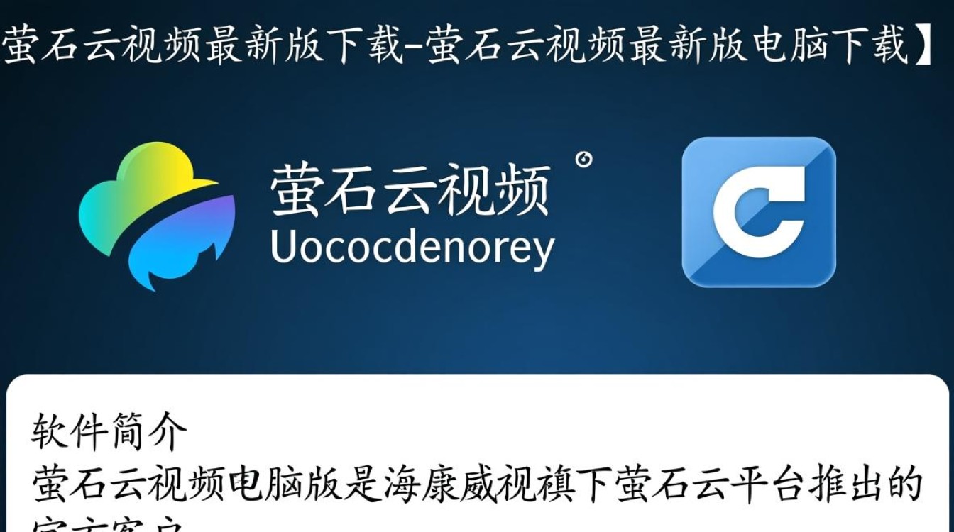 萤石云视频最新版电脑下载在哪里找安全？-第2张图片-99系统专家