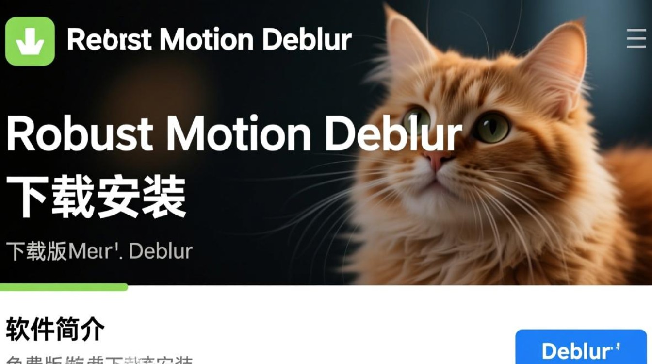 Robust Motion Deblur免费版下载安装教程有吗？-第1张图片-99系统专家