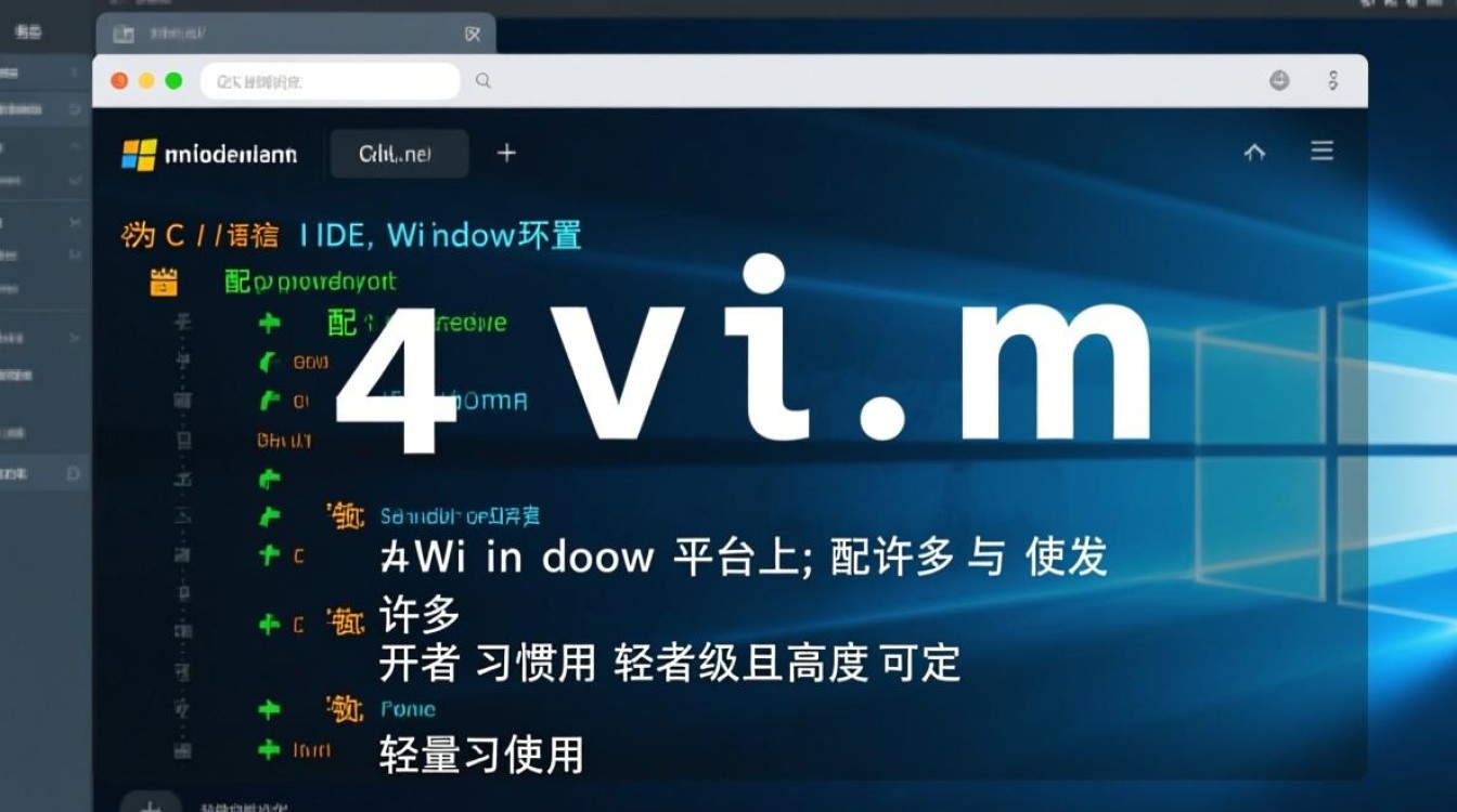 gvim在Windows下如何配置成轻量级C语言IDE？-第1张图片-99系统专家