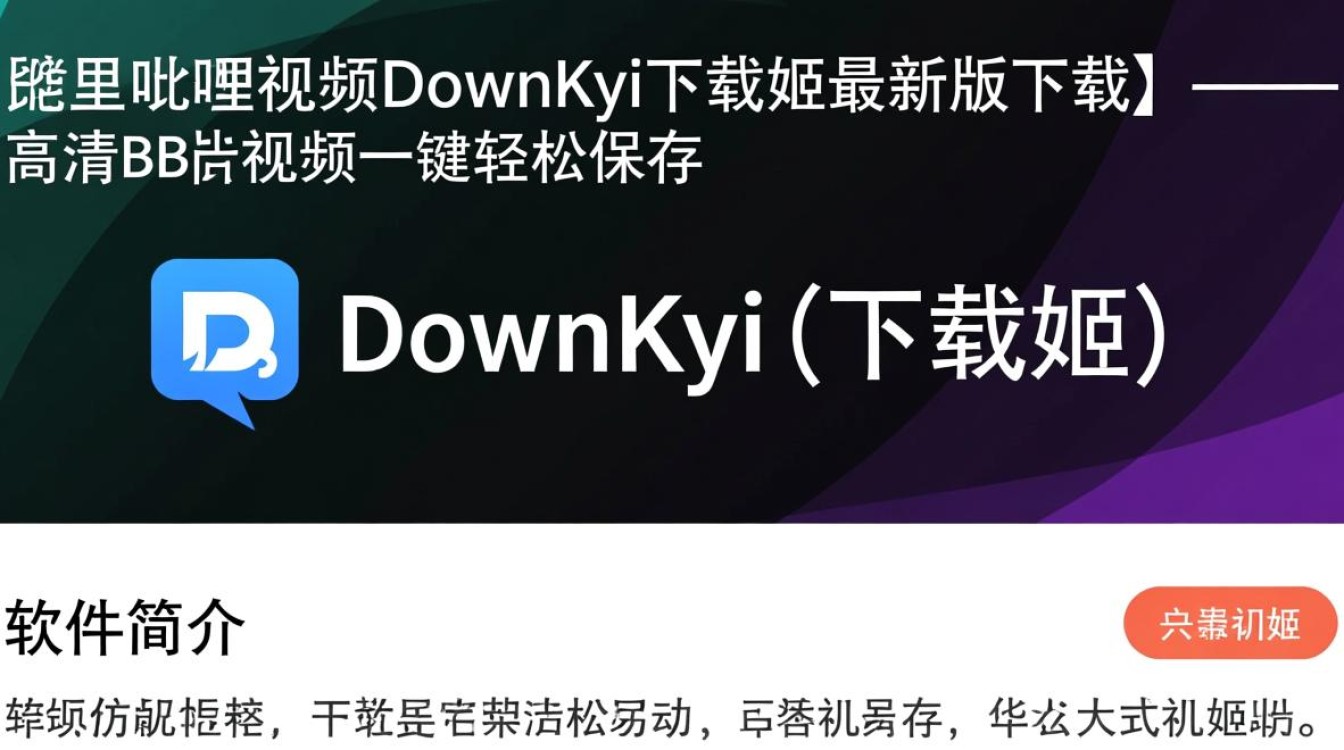 哔哩哔哩视频downkyi下载姬最新版下载教程有吗？-第3张图片-99系统专家