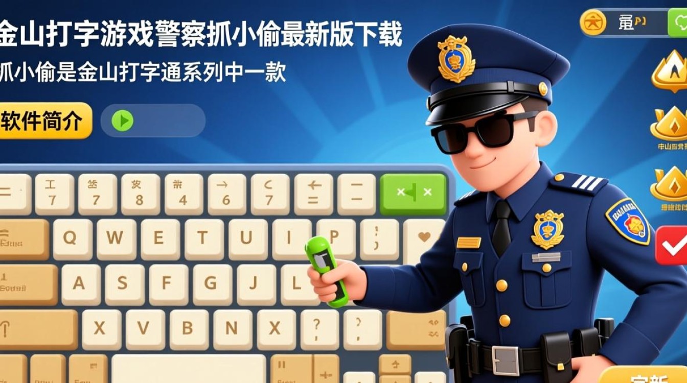 金山打字游戏警察抓小偷最新版下载哪里有？-第3张图片-99系统专家
