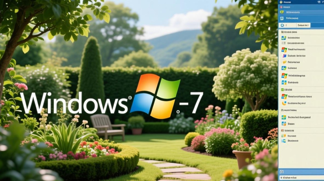 Windows7花园，系统美化教程与主题资源哪里找？-第1张图片-99系统专家