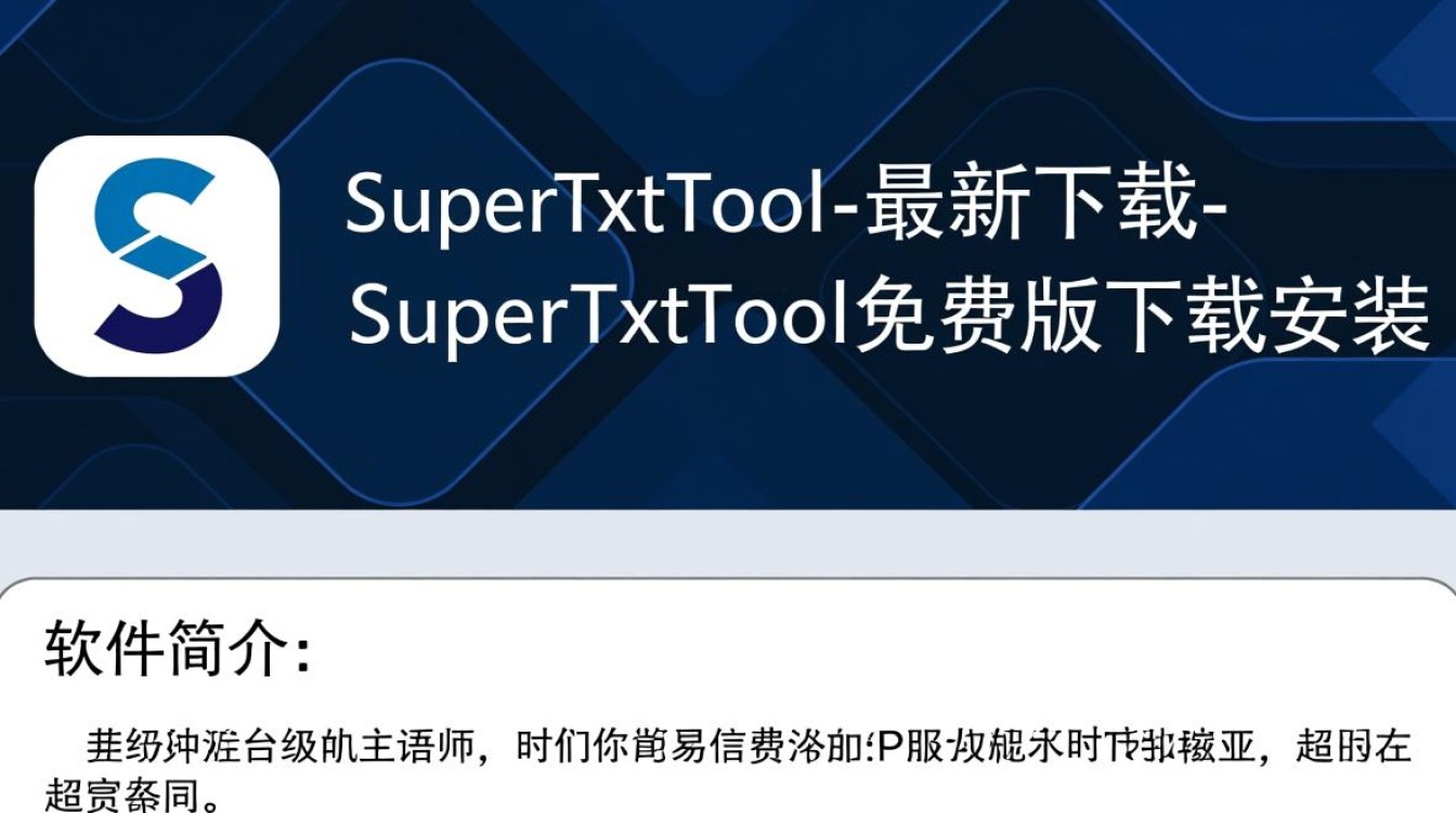 SuperTxtTool最新下载-SuperTxtTool免费版下载安装-第2张图片-99系统专家