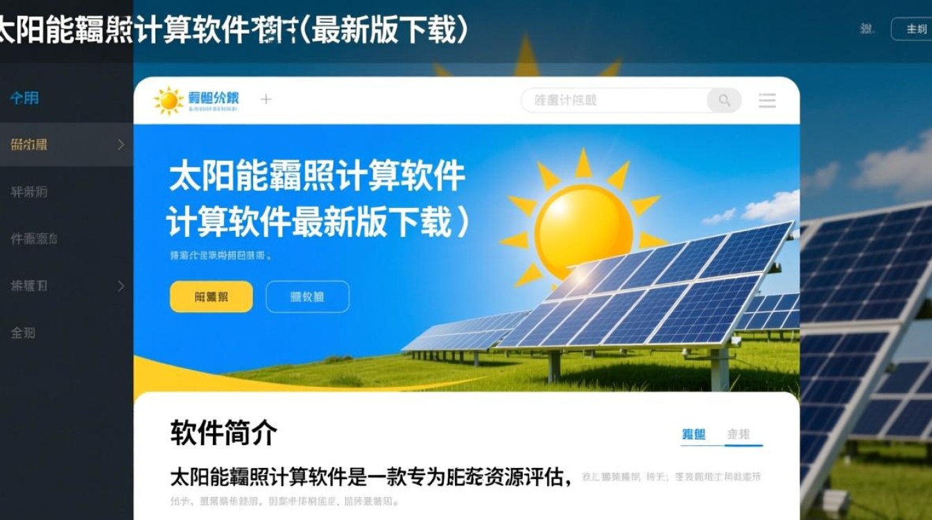 太阳能辐照计算软件最新版下载哪里找？-第2张图片-99系统专家