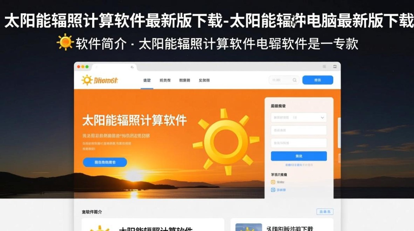 太阳能辐照计算软件最新版电脑下载在哪里找？-第2张图片-99系统专家