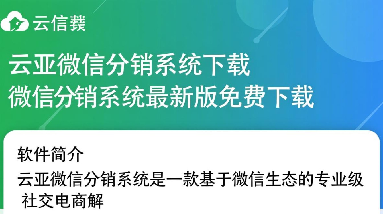 云亚微信分销系统下载-云亚微信分销系统最新版下载-第1张图片-99系统专家