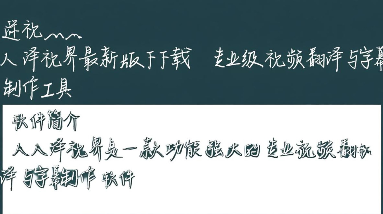 人人译视界最新版下载安装失败怎么办？电脑版官方安装包哪里获取？-第2张图片-99系统专家