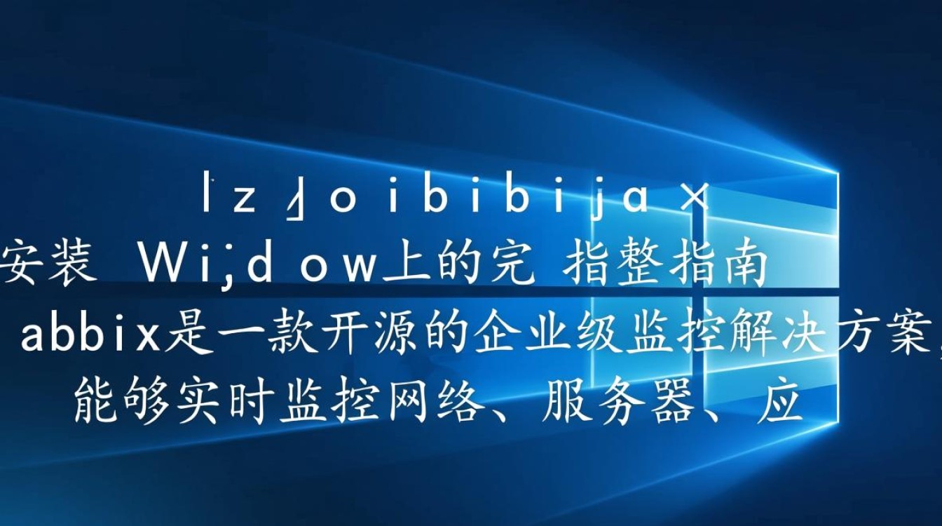 zabbix如何安装在windows系统上?详细步骤是怎样的?-第3张图片-99系统专家 zabbix如何安装在windows系统上?详细步骤是怎样的?-第3张图片-99系统专家
