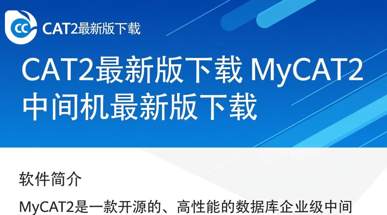 MyCAT2最新版下载在哪里？中间件最新版下载地址是什么？-第3张图片-99系统专家