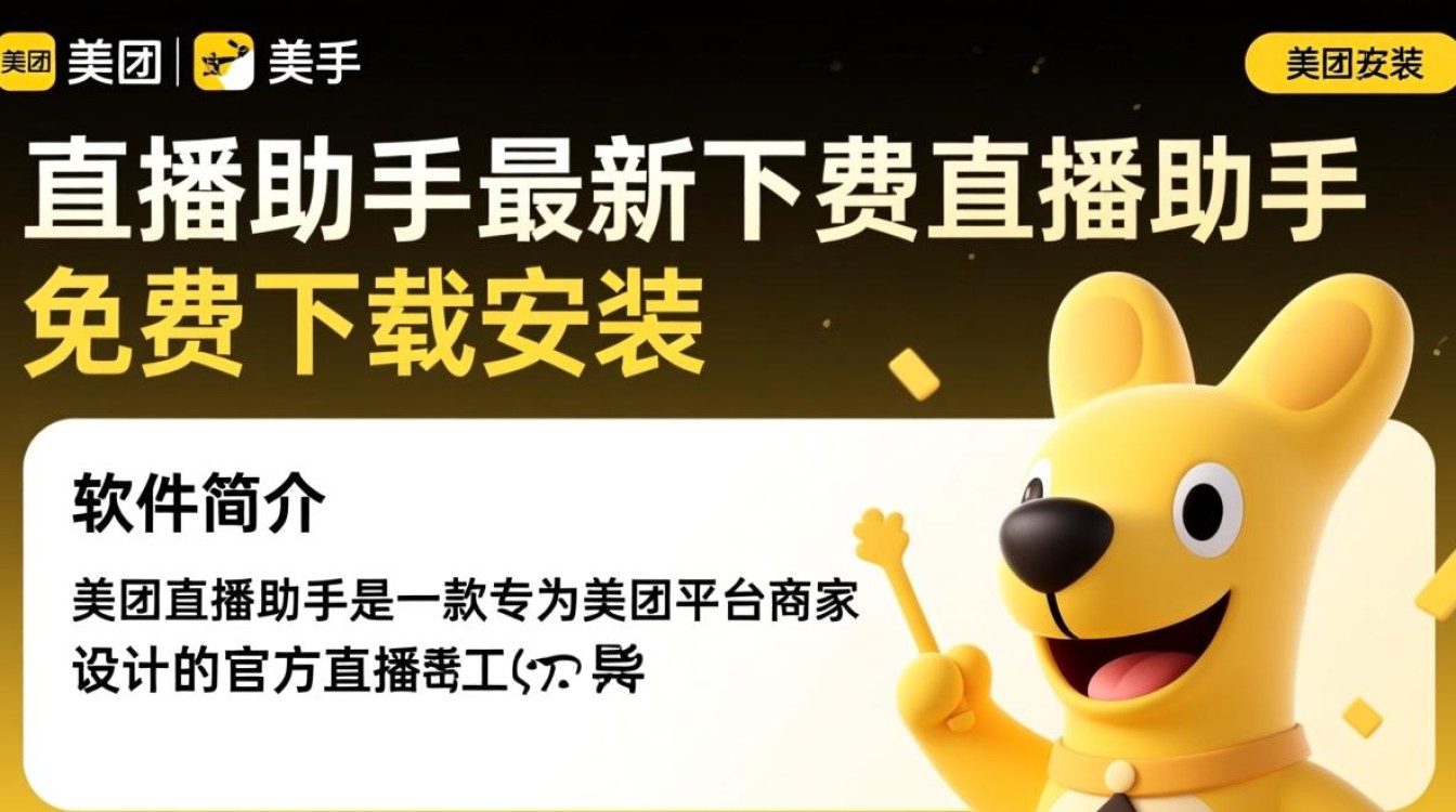 美团直播助手最新免费下载安装教程在哪里找？-第1张图片-99系统专家