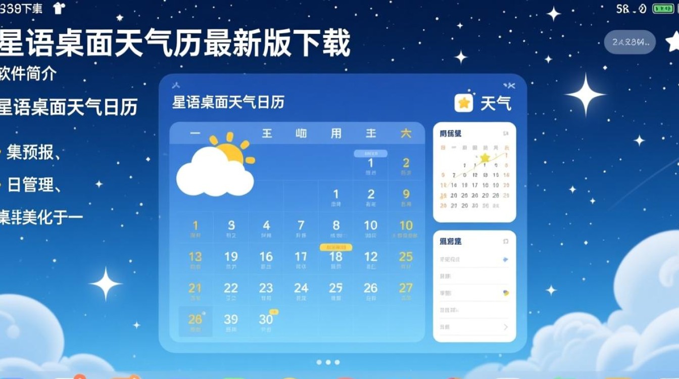 星语桌面天气日历最新版下载有吗？哪里能安全下载？-第1张图片-99系统专家