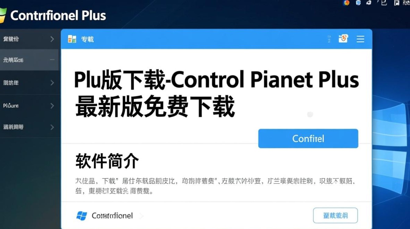 Control Panel Plus专业版免费下载有官方渠道吗？-第3张图片-99系统专家